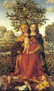 Libri, Girolamo dai The Virgin and Child with Saint Anne oil painting on canvas